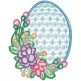 Sketchy Elegant Easter Eggs | Machine Embroidery Designs by JuJu