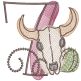 Sketchy Southwest Numbers | Machine Embroidery Designs by JuJu