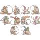 Sketchy Southwest Numbers | Machine Embroidery Designs by JuJu