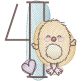 Sketchy Easter Numbers Digital Embroidery Machine Designs by JuJu