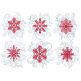 Snowflake Motifs Machine Embroidery Designs by JuJu