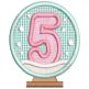 Snowglobe Numbers | Machine Embroidery Designs by JuJu