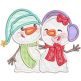 Snowmen 2019 Machine Embroidery Designs by JuJu