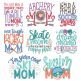 Sports Mom Word Art 3 Machine Embroidery Designs By JuJu

