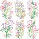 Spring Blossoms | Machine Embroidery Designs by JuJu