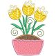 Spring Garden 1 | Machine Embroidery Designs by JuJu