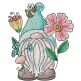                    Spring Garden Gnome 2 | Machine Embroidery Designs by JuJu             
                            