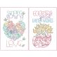 Spring Greeting Cards 2 | Machine Embroidery Designs by JuJu