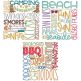 Summer Subway Art 1 | Machine Embroidery Designs by JuJu