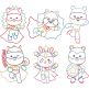 Superhero Critters Digital Embroidery Machine Designs by JuJu