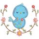 Sweet Animal Laurels 2 Machine Embroidery Designs by JuJu