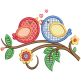 Sweet Birdie Applique Machine Embroidery Designs By JuJu