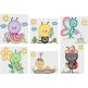 Sweet Bug Friends Applique Machine Embroidery Designs by JuJu 
