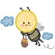 Sweet Busy Bees Applique Machine Embroidery Designs by JuJu 
