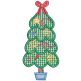 Sweet Christmas Trees Applique Machine Embroidery Designs by JuJu