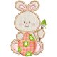 Sweet Easter Fun 2 Applique Machine Embroidery Designs by JuJu 