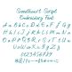 Sweetheart Script Embroidery Font | Machine Embroidery Designs by JuJu