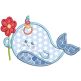 Sweet Narwhals Machine Embroidery Designs By JuJu