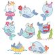 Sweet Narwhals Machine Embroidery Designs By JuJu