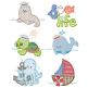 Sweet Nautical 1 Machine Embroidery Designs By JuJu
