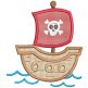 Sweet Pirates Machine Embroidery Designs By JuJu