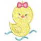 Sweet Rubber Duckies Applique Machine Embroidery Designs by JuJu 