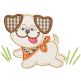 Sweet Silly Dogs Applique Machine Embroidery Designs by JuJu