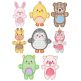Sweet Soft Lovies Applique Machine Embroidery Designs by JuJu 