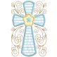 Swirly Crosses Machine Embroidery Designs by JuJu