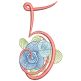 Swirly Flower Numbers | Machine Embroidery Designs by JuJu