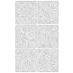 Swirly Quilt Blocks 4 Machine Embroidery Designs by JuJu