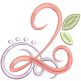 Swirly Script Numbers | Machine Embroidery Designs by JuJu