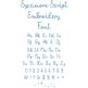 Sycamore Script Embroidery Font | Machine Embroidery Designs by JuJu