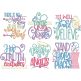 Testify Word Art Machine Embroidery Designs by JuJu
