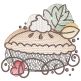 Thanksgiving Sketch | Machine Embroidery Designs by JuJu