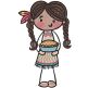 Thanksgiving Stix People | Machine Embroidery Designs by JuJu