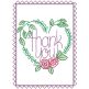                                 
                            Thank You Greeting Cards 1 | Machine Embroidery Designs by JuJu