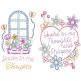 Thoughts and Prayers Greeting Cards Digital Embroidery Designs by JuJu