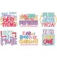 Toddler Time Word Art | Machine Embroidery Designs by JuJu