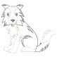 Top Dogs Vintage Stitch Set 3 Machine Embroidery Designs by JuJu
