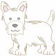 Top Dogs Vintage Stitch Set 6 Machine Embroidery Designs by JuJu