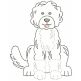 Top Dogs Vintage Stitch Set 7 Machine Embroidery Designs by JuJu