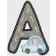 Transportation Alphabet | Machine Embroidery Designs by JuJu