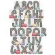 Transportation Alphabet | Machine Embroidery Designs by JuJu