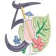 Tropical Applique Numbers | Machine Embroidery Designs by JuJu