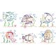 Tropical Fish Machine Embroidery Designs by JuJu