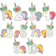 Unicorn Numbers Applique Machine Embroidery Designs By JuJu