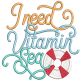 Vacation Word Art 3 Machine Embroidery Designs by JuJu