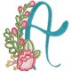 Valencia Alphabet | Machine Embroidery Designs by JuJu