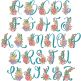 Valencia Alphabet | Machine Embroidery Designs by JuJu